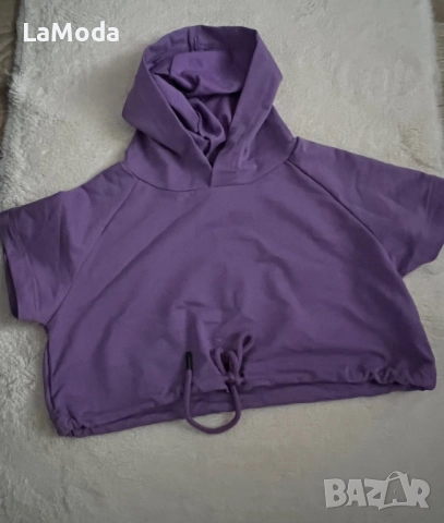 Дамско късо худи, снимка 2 - Суичъри - 52856950