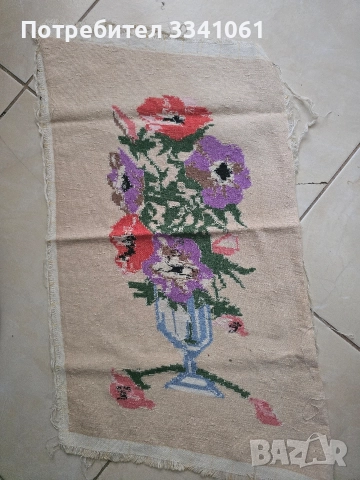 Гоблен,,Ваза с цветя,,, снимка 2 - Гоблени - 52917364