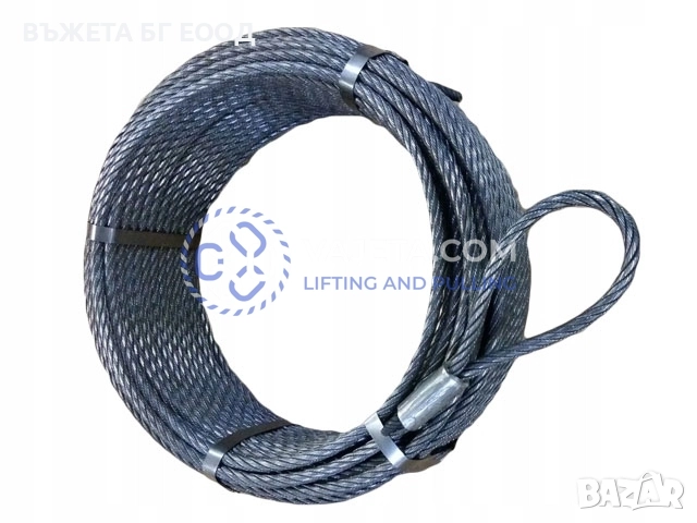 Валцовано Стоманено въже с оплетка 6×26, снимка 3 - Други инструменти - 37626485