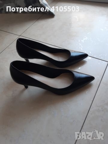 Черни кожени обувки Ted Baker, снимка 7 - Дамски обувки на ток - 45916084