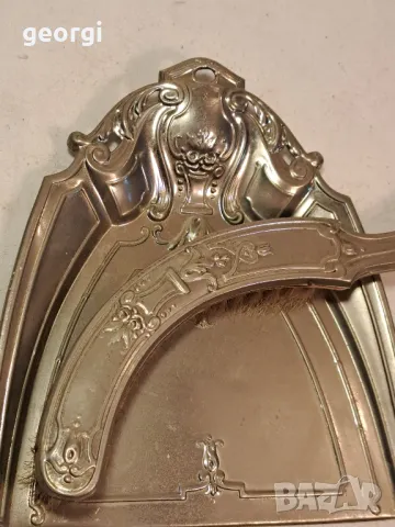 ретро иноксова лопатка с четка за почистване 23/1, снимка 2 - Други стоки за дома - 49305974