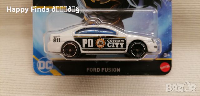 💕🧸Hot Wheels Ford Fusion Batmen 5/20 , снимка 1 - Коли, камиони, мотори, писти - 45898601