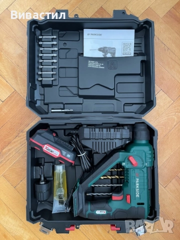 Нови инструменти Парксайд черни и зелени Parkside Performance, снимка 17 - Винтоверти - 52330190