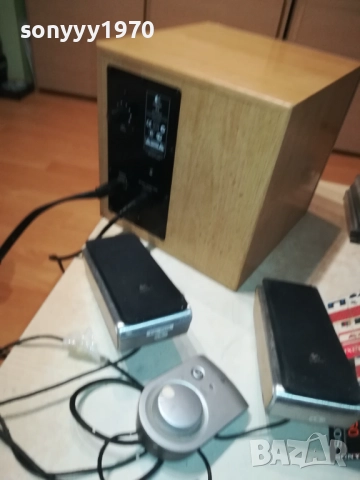 LOGITECH Z-3 БУФЕР С УСИЛВАТЕЛ И 2 КОЛОНИ 0811252011LCHERY2, снимка 14 - Тонколони - 52345383