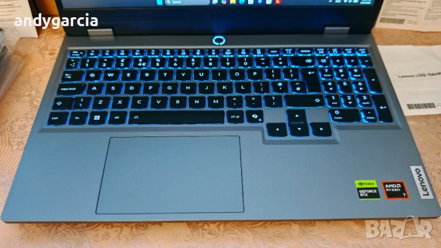 NVidia RTX 5060 8GB/AMD Ryzen 7 250/16GB RAM/512GB SSD NVME/15.6 IPS 144hz/Lenovo LOQ, снимка 9 - Лаптопи за игри - 53721864