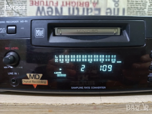 "Sharp"Minidisc Recorder MD-R1, снимка 3 - Аудиосистеми - 52929444