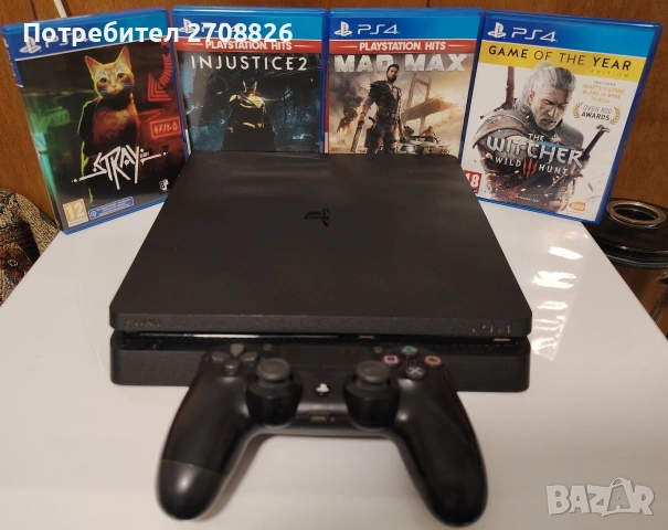 Само за 199 евро ! Playstation 4 slim 1TB комплект, като нов