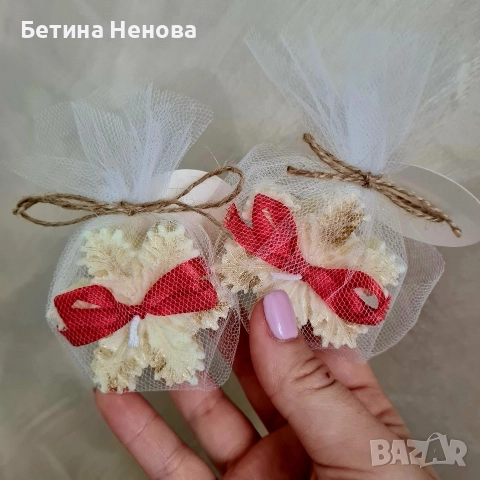 Ароматни коледни свещи от соев восък, снимка 9 - Други - 52587010