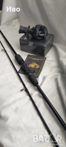 Байт кастинг въдица комплект с макара 180см.