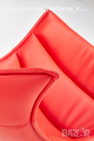 Луксозно дизайнрско кресло с еко кожа за нестандартно и стилно обзавеждане, снимка 2 - Дивани и мека мебел - 52483258