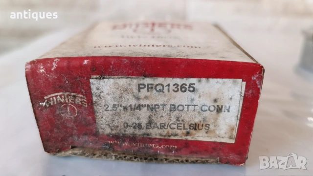 Манометър - WINTERS - PFQ1365 - 2.5"x1/4" - 0-25bar/celsius, снимка 6 - Други машини и части - 53017975