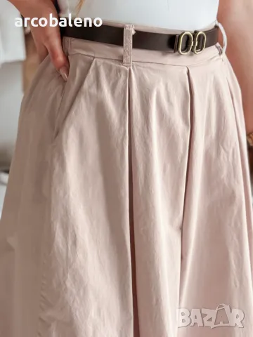 Дамска пола-панталон с колан FLOWES, 3цвята , снимка 5 - Панталони - 49611726