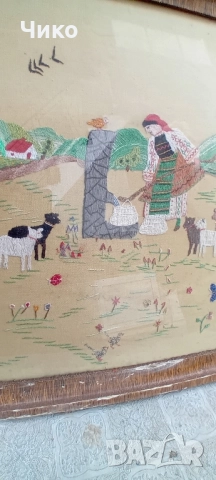 Стар голям панорамен ковьор , снимка 12 - Антикварни и старинни предмети - 52056409