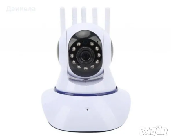 Домашна Wi-Fi камера за видеонаблюдение с 5 антени – 2MP HD 1080P, снимка 2 - Други стоки за дома - 49171208