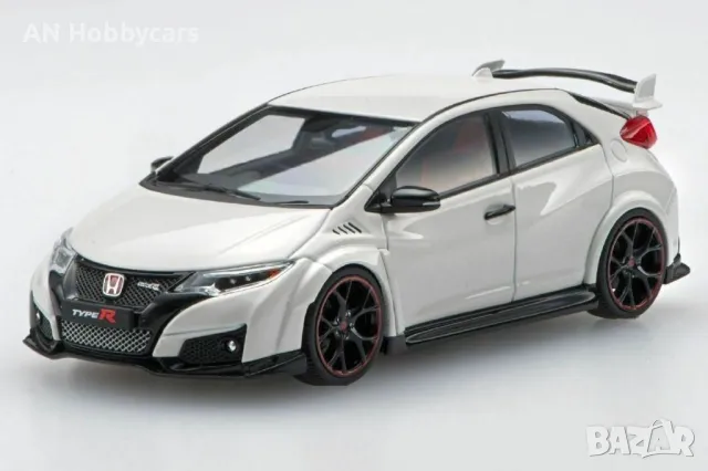 Honda Civic Type R White 2015 1:43 EBBRO, снимка 1 - Колекции - 48670397