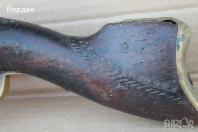 Стар кремъчен пистолет ''тромболон'', снимка 11 - Антикварни и старинни предмети - 51407934