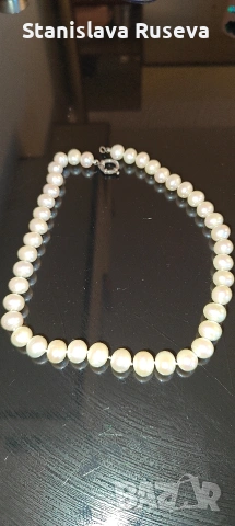 Колие с истински перли