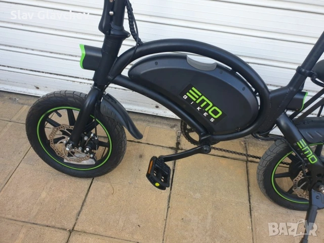 Нов Електрически сгъваем велосипед EMO BIKE 14"цола , снимка 2 - Велосипеди - 53829967
