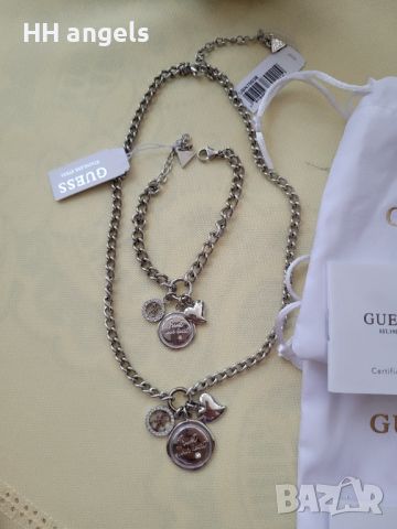 Guess комплект от колие и гривна, снимка 2 - Бижутерийни комплекти - 45094381