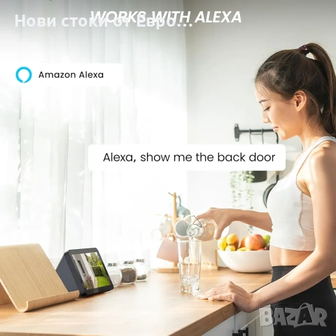 Cinnado Външна камера Безжична - 2.4G 2K Соларна стенна камера, снимка 8 - HD камери - 54095299