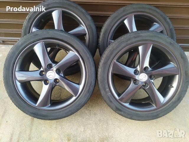 Лети джанти 17" 5х114.3, снимка 2 - Гуми и джанти - 52878090