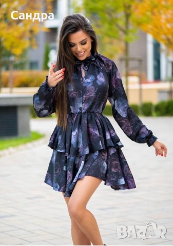 Рокля на рози