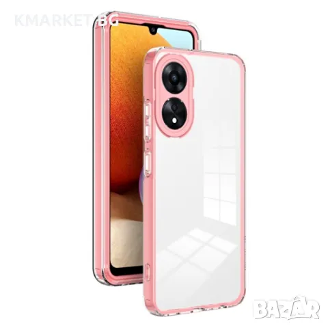 Силиконов Калъф Transparent TPU и Протектор OPPO A78 4G , снимка 3 - Калъфи, кейсове - 49244502