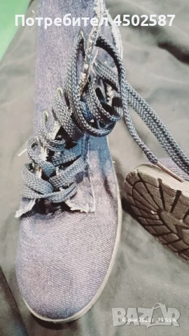 Дънкови боти, снимка 4 - Дамски ежедневни обувки - 50929468