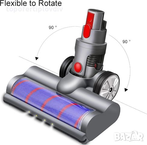 Dyson V7 V8 V10 V15 V11 турбо четка, снимка 2 - Прахосмукачки - 46707184