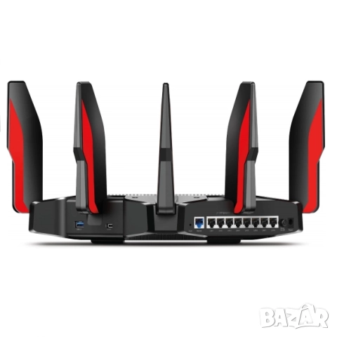 Рутер TP-Link Archer AX11000, WiFi 6, 3-лентов на половин цена!, снимка 5 - Рутери - 51545767