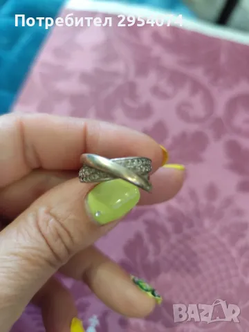 сребърен пръстен 45лв, снимка 1