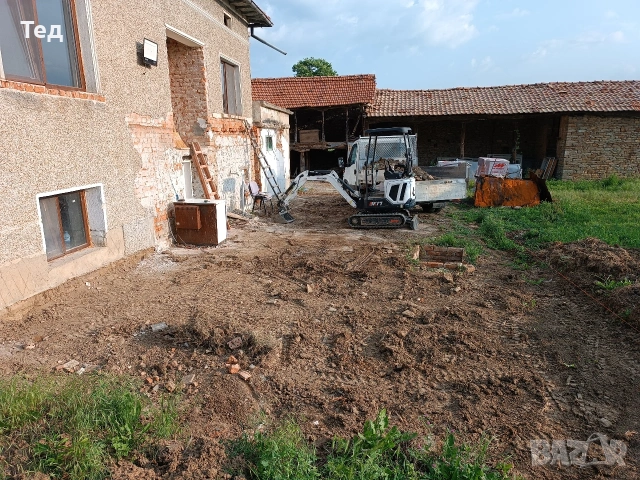 Услуги с минибагер и тристранен самосвал 3,5т, снимка 5 - Други ремонти - 54188376