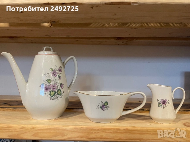 ✅чайници латиери сосиери захарници чинийки порцелан