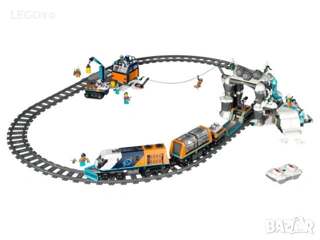 НОВО ЛЕГО 60470 СИТИ - Полярен експресен влак за арктически изследователи   LEGO 60470  City Explore, снимка 3 - Конструктори - 53117834