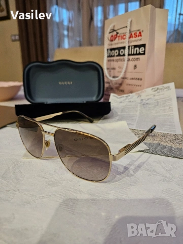 Оригинални слънчеви очила Gucci 1223S, снимка 5 - Слънчеви и диоптрични очила - 53480816