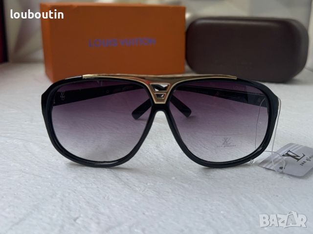 Louis Vuitton Еvidence висок клас мъжки слънчеви очила маска унисекс , снимка 4 - Слънчеви и диоптрични очила - 45407051