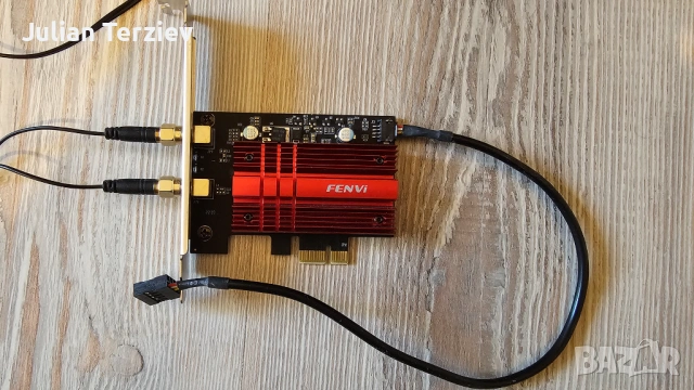 WiFi 6E AX210 PCI-E WiFi Network Card BT5.3 160MHz мрежова карта, снимка 2 - Мрежови адаптери - 53784996