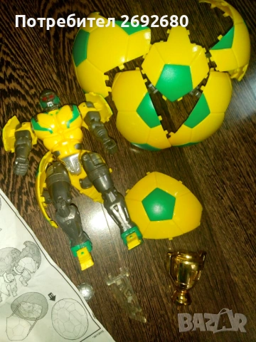 Трансформираща се футболна топка/робот 