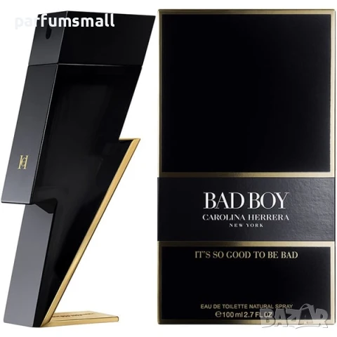 Carolina Herrera Bad Boy  100ml за Мъже оригинален, снимка 1