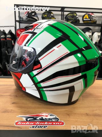 Мото Каска AGV K3 SV ITALY,XS 53-54см. със забележки,нов визьор, снимка 3 - Аксесоари и консумативи - 46663652