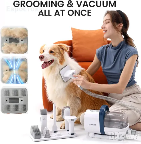 Oneisall LM2 Pet Grooming Kit Професионален комплект за груминг. Машинка за подстригване на кучета , снимка 3 - За кучета - 48734015