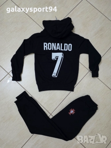 Детски Анцуг Роналдо Ал Насър 2026г Син цвят Кристиано Роналдо Памучен, снимка 8 - Футбол - 51435817