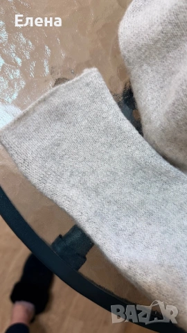 Пуловер Zara. 100% Kaшмир Размер L., снимка 5 - Блузи с дълъг ръкав и пуловери - 54274535