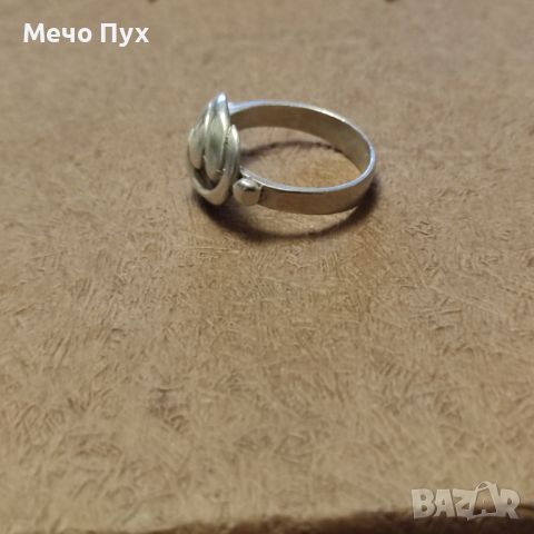 Сребърен пръстен (226), снимка 4 - Пръстени - 45545076