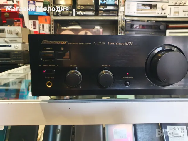 Усилвател Pioneer A-209R В отлично техническо и визуално състояние., снимка 3 - Ресийвъри, усилватели, смесителни пултове - 48975455