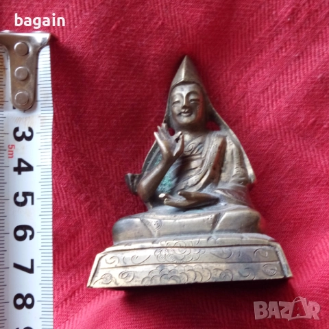 Бронзова статуетка., снимка 5 - Статуетки - 52389152