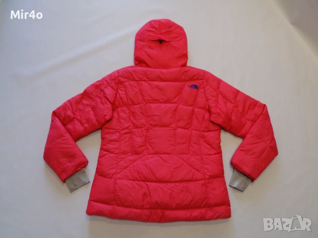 зимно пухено ски яке the north face 550 палто худи горнище суичър туризъм планина дамско оригинал L, снимка 3 - Якета - 49245436