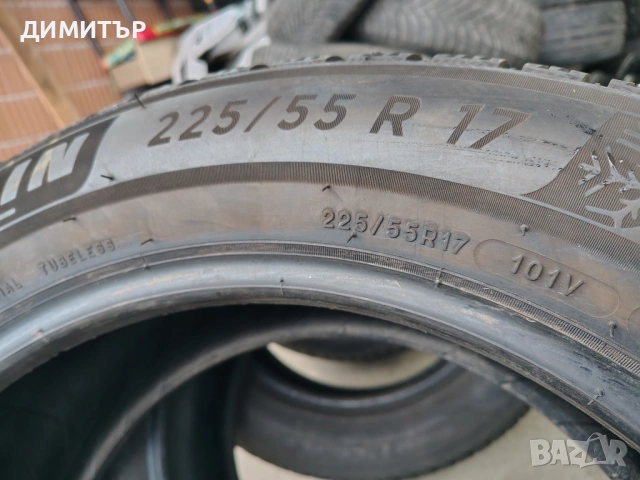 2бр.зимни гуми MICHELIN 225 55 17 DOT21 цена за брой, снимка 6 - Гуми и джанти - 54082061