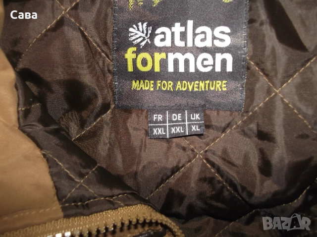 Зимни якета ATLAS  мъжки,2ХЛ  /бежово,тютюнево/, снимка 5 - Якета - 43147256