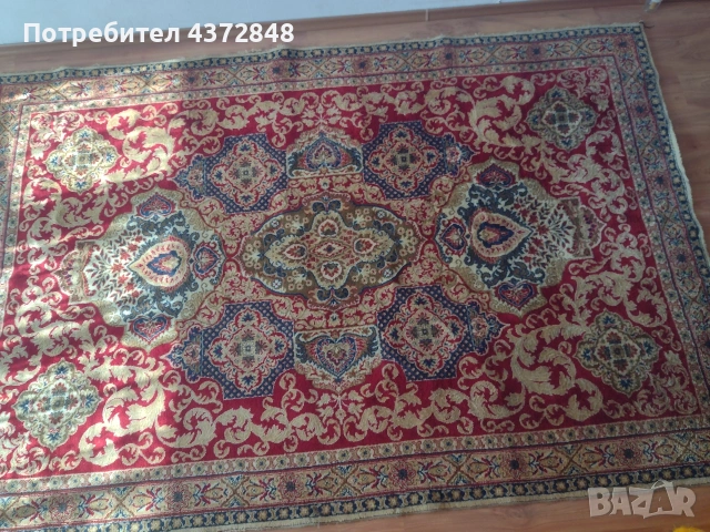 Запазен персийски килим , снимка 3 - Килими - 53743488
